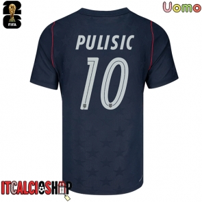 Stati Uniti Christian Pulisic #10 Seconda Maglia Mondiali 2026 Manica Corta